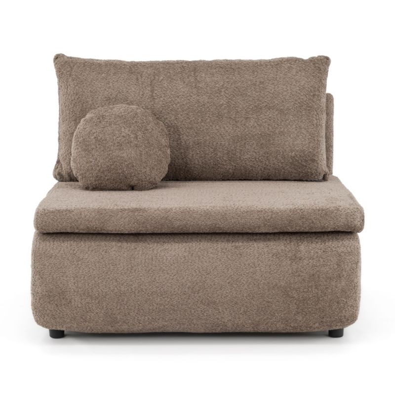 Sofa z funkcją spania MebleMWM PETITE 80 anthology 06 boucle poduszka w zestawie 1 szt.