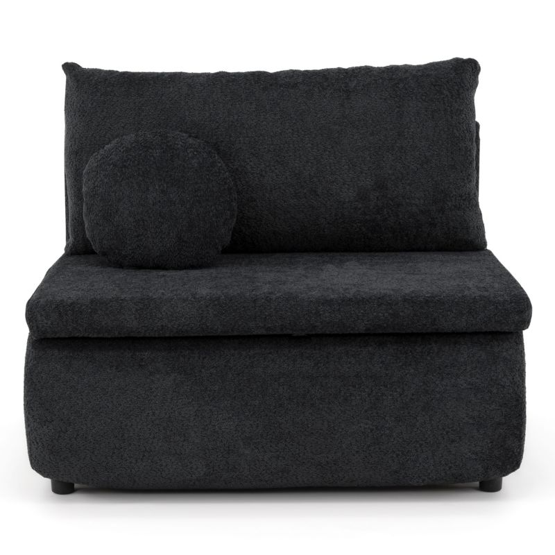 Sofa z funkcją spania MebleMWM PETITE 80 anthology 19 boucle poduszka w zestawie 1 szt.