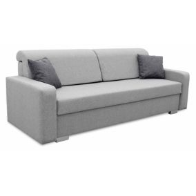 Sofa z funkcją spania sprężyny bonell Bonni Vigo Szara 1 szt.