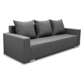 Sofa z funkcją spania z pojemnikiem Bonni Burgos Grafit 1 szt.