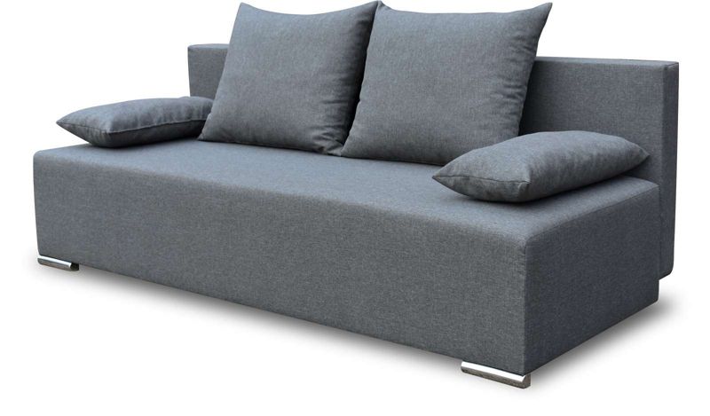 Sofa z funkcja spania i pojemnikiem Bonni Graf Bonni Grafitowa 1 szt.