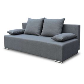 Sofa z funkcja spania i pojemnikiem Bonni Graf Bonni Grafitowa 1 szt.