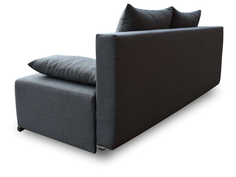 Sofa z funkcja spania i pojemnikiem Bonni Graf Bonni Grafitowa 1 szt.