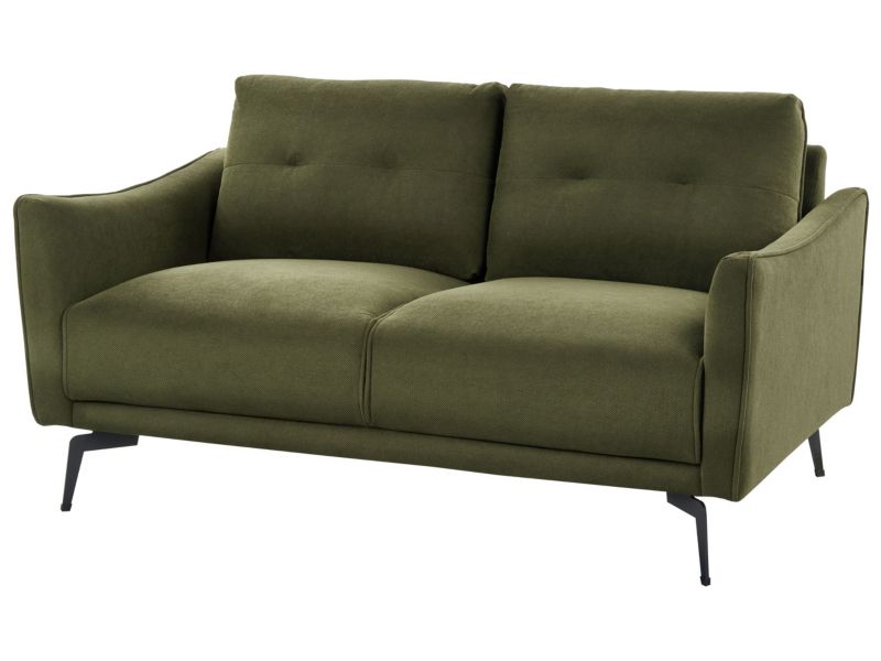 Sofa zielona 2-osobowa Nappa 1 szt.