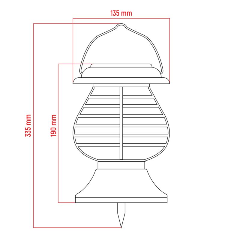 Solarna lampa owadobójcza LumiO LED IP20
