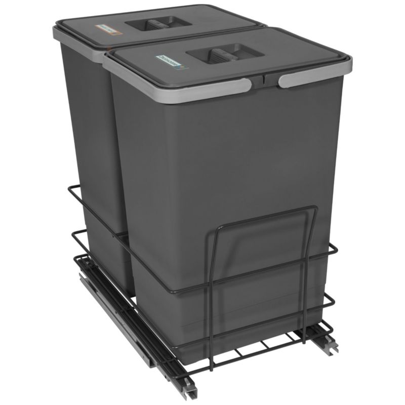 Sortownik Sortowniki24 MODERN z koszami FUTURE od 40 cm 2x24l cichy domyk 1 szt.