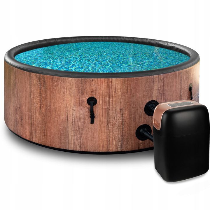 Spa ogrodowe dmuchane basen z hydromasażem Coil na 4 osoby ogrodowy dąb 1szt