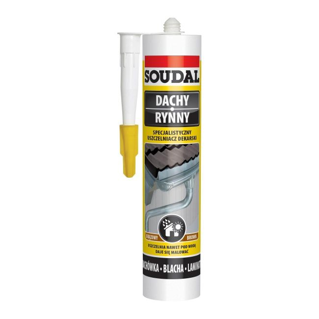 Specjalistyczny uszczelniacz dekarski Soudal 280 ml bezbarwny