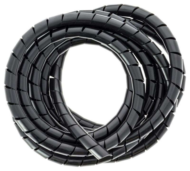 Spirala maskująca Diall 2,5 m 4 mm2 czarna