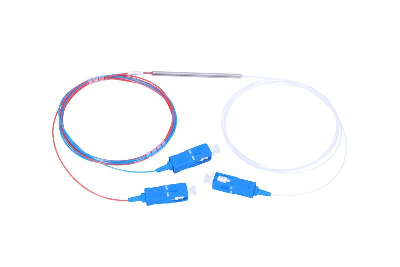 Splitter Extralink 1:2 FBT SC/UPC 45:55, 900um, 1m 1szt
