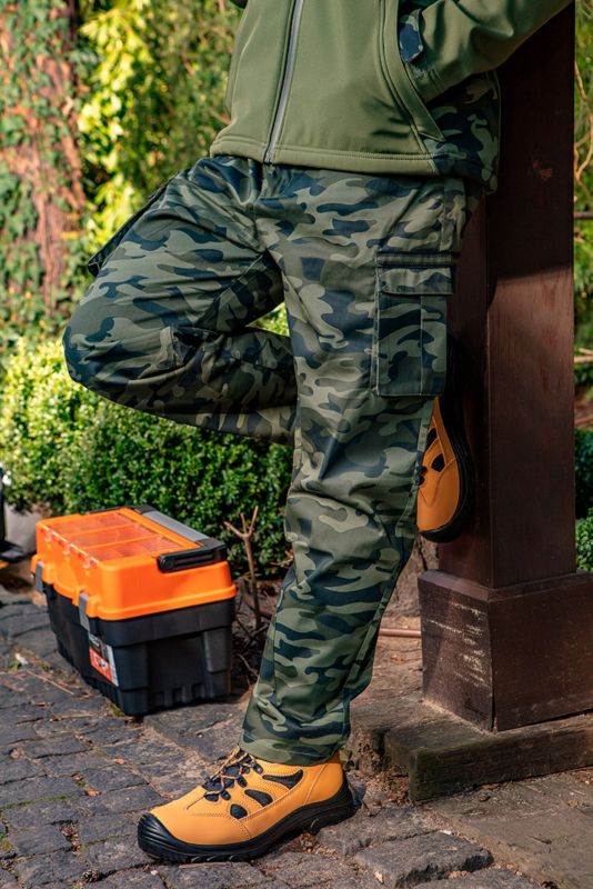 Spodnie robocze na szelkach unisex NEO TOOLS L CAMO 1 szt.
