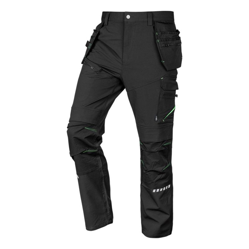 Spodnie robocze NEO TOOLS Mix&Match, 4 way stretch, z kaburami, Cordura, czarne, rozmiar L 1 szt