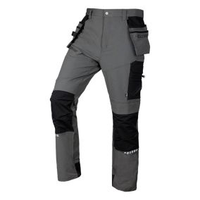 Spodnie robocze NEO TOOLS Mix&Match, 4 way stretch, z kaburami, Cordura, szaro-czarne, rozmiar XXXL 1 szt
