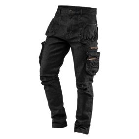 Spodnie robocze unisex NEO TOOLS XS czarne 1 szt.