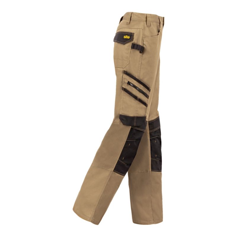 Spodnie Site Coppell brązowe W38 L32 48