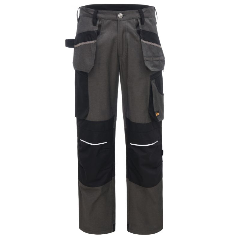Spodnie z kieszeniami Site Tanuki szaro-czarne W32 L32 42