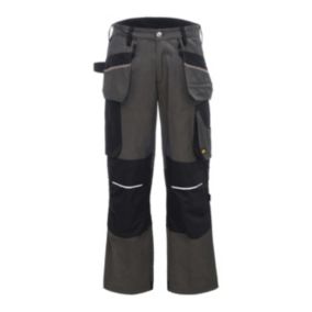 Spodnie z kieszeniami Site Tanuki szaro-czarne W36 L32 46