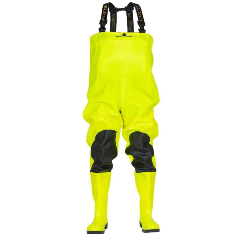 Spodniobuty MAX FLUO z kaloszami bezpiecznymi S5 SBM01 Żółty 42 1 szt.