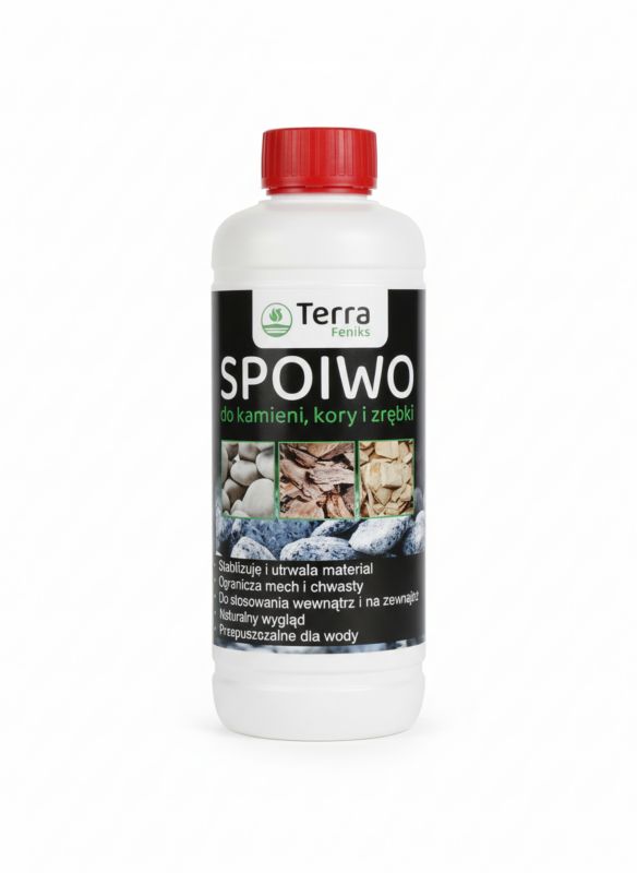Spoiwo do kamieni, kory Feniks terra 1l bezbarwny stabilozator, klej do zrębki 1 szt.