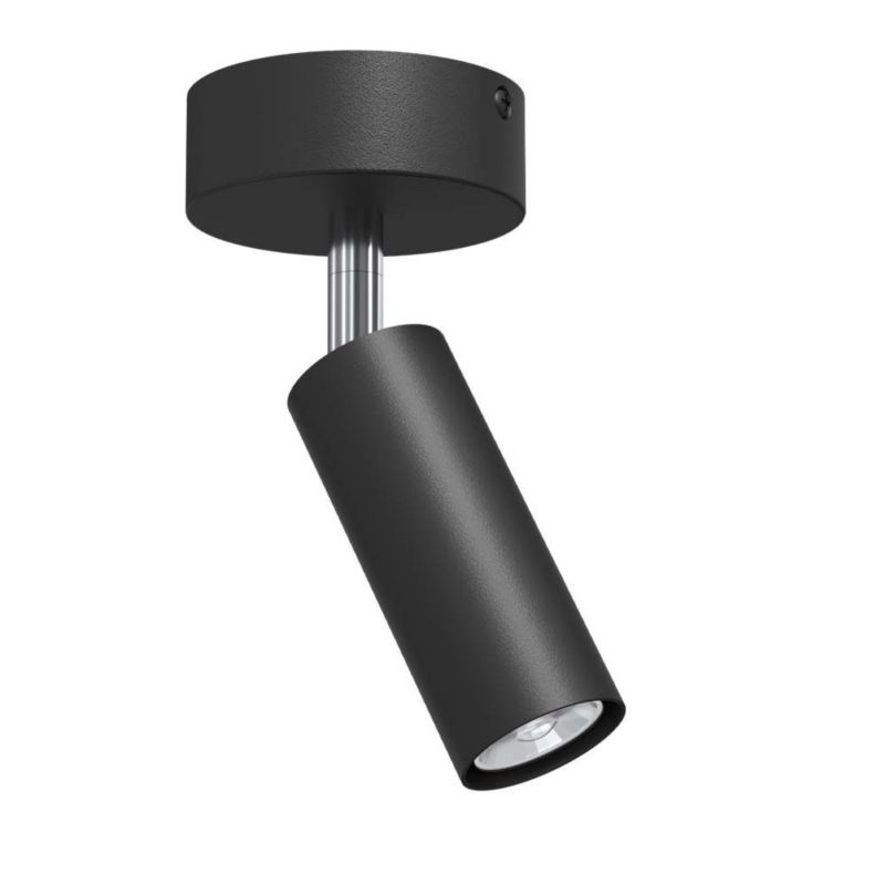 Spot Brosline Point czarny  1 x GU10 x 4W IP20 wym: 17,5 x 8 x 8 cm - 1 szt.