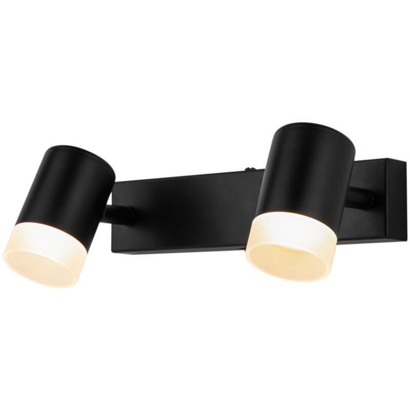 Spot GoodHome Maupin listwa 2 x 350 lm 3000 K czarny