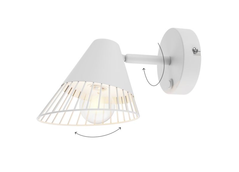 Spot GoodHome Tsolma E14 biały