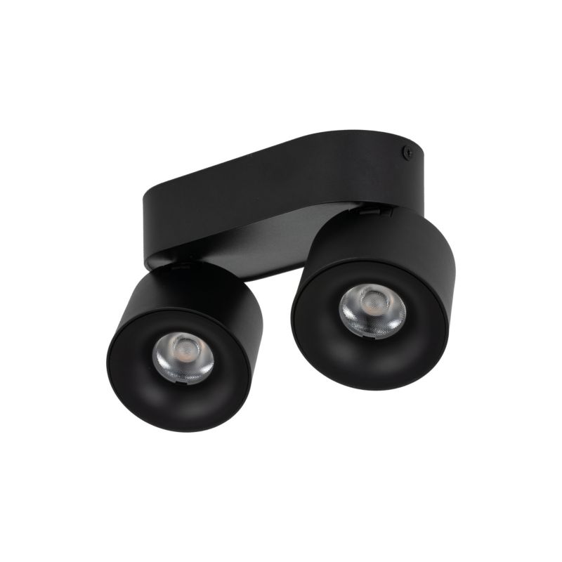 Spot LED Tk Lighting spark podwójny czarny ruchomy regulowany 20w - 1szt.