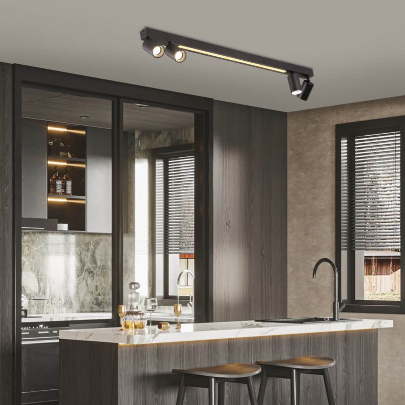 Spot Light Prestige Perugia 4 czarny LED CCT 1 szt.