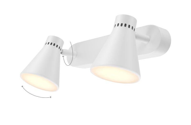 Spot listwa GoodHome Edson 2-punktowy 500 lm 3000 K biały