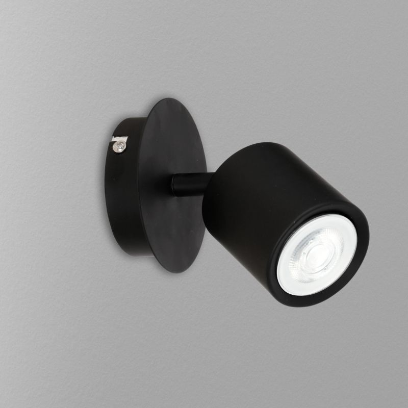 Spot Luminex Demia 1 x GU10 czarny