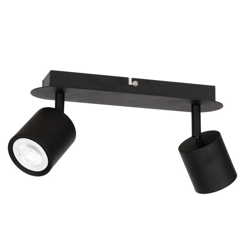 Spot Luminex Demia 2 x GU10 czarny