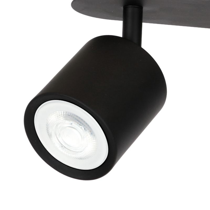 Spot Luminex Demia 4 x GU10 czarny