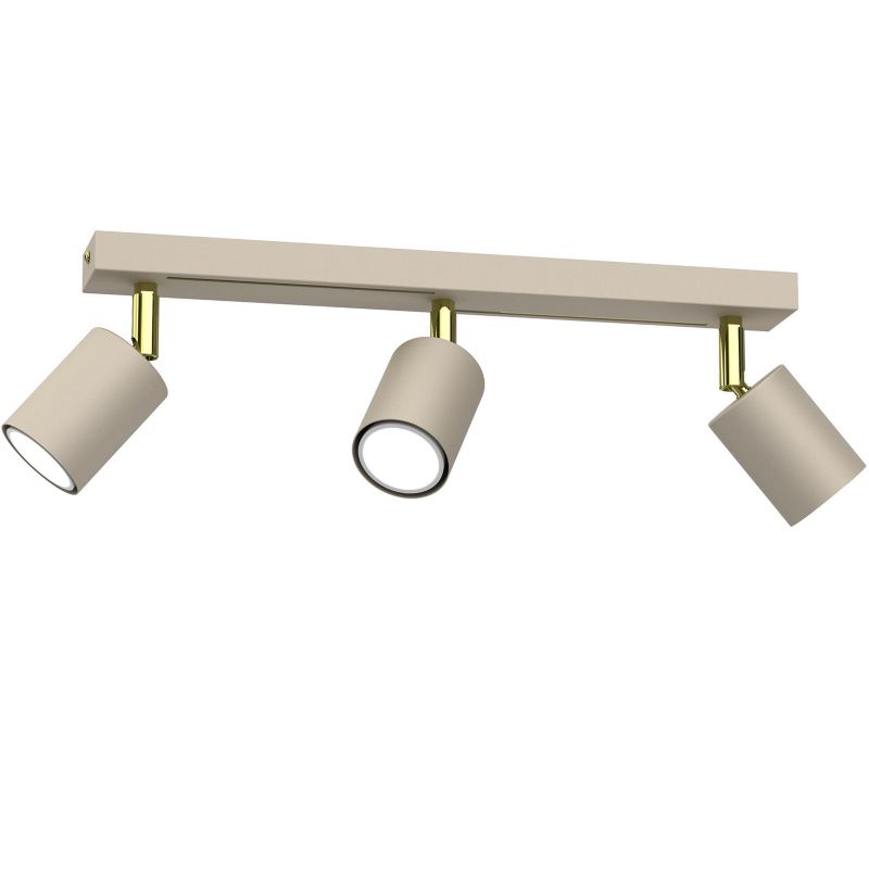 Spot Luminex Striper kremowo-złoty połysk  3 x GU10 x 8W IP20 wym: 14,5 x 40 x 5,5 cm - 1 szt.
