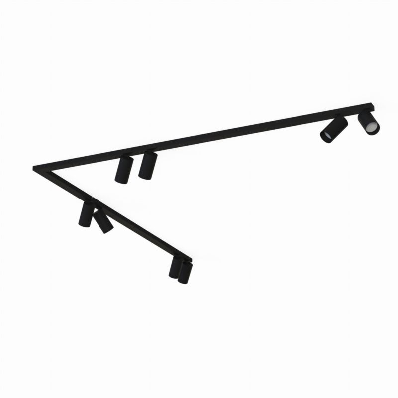Spot Nowodvorski Lighting Mono  czarny  8 x GU10 x 10W IP20 wym: 165 x 165 cm - 1 szt.