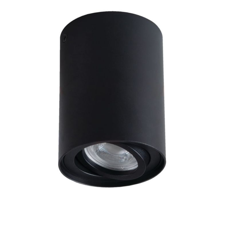 Spot oprawa sufitowa Kanlux Bord czarny  1 x GU10 x 10W IP20 wym: 8 x 8 cm - 1 szt.