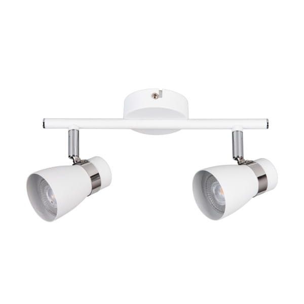Spot oprawa sufitowa Kanlux Enali  biały chromowany  2 x GU10 x 35W IP20 wym: 8 x 28 cm - 1 szt.