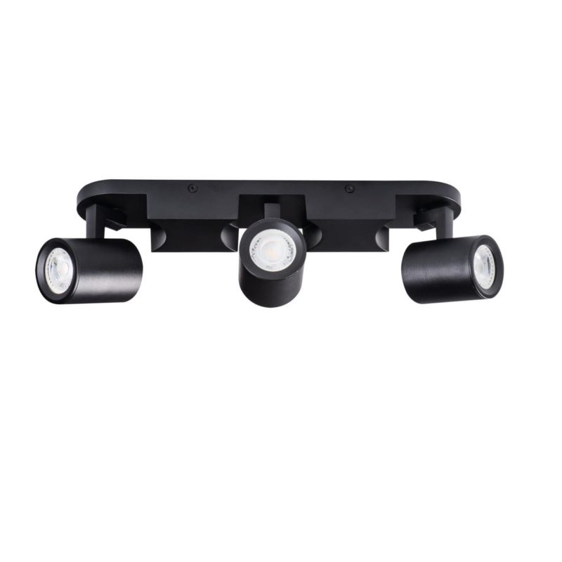 Spot oprawa sufitowa Kanlux Laurin  czarny  3 x GU10 x 35W IP20 wym: 34 x 7 cm - 1 szt.