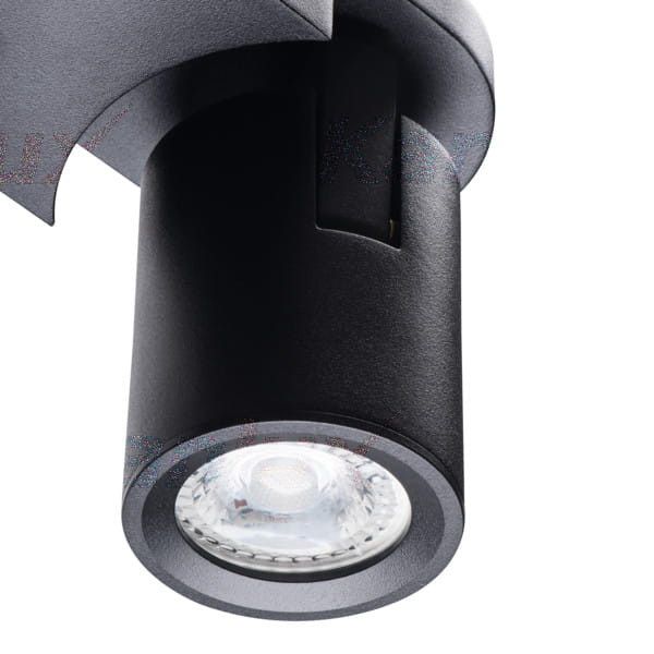 Spot oprawa sufitowa Kanlux Laurin  czarny  3 x GU10 x 35W IP20 wym: 34 x 7 cm - 1 szt.