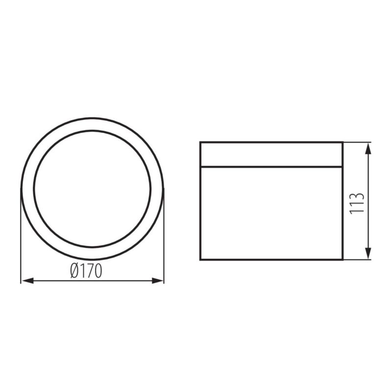 Spot oprawa sufitowa Kanlux Tiberi biały LED 20W 4000k 2200lm do łazienki IP54 wym: 17 x 17 cm aluminium - 1 szt.