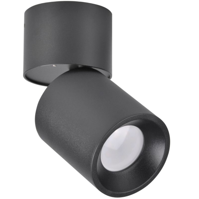 Spot oprawa sufitowa Polux Nixa czarny  1 x GU10 x 10W IP20 wym: 17 x 8,2 cm - 1 szt.