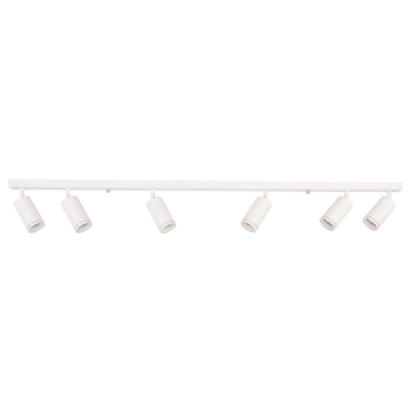 Spot oprawa sufitowa Polux Paris  biały  6 x GU10 x 10W IP20 wym: 10 x 119,5 x 5,5 cm - 1 szt.