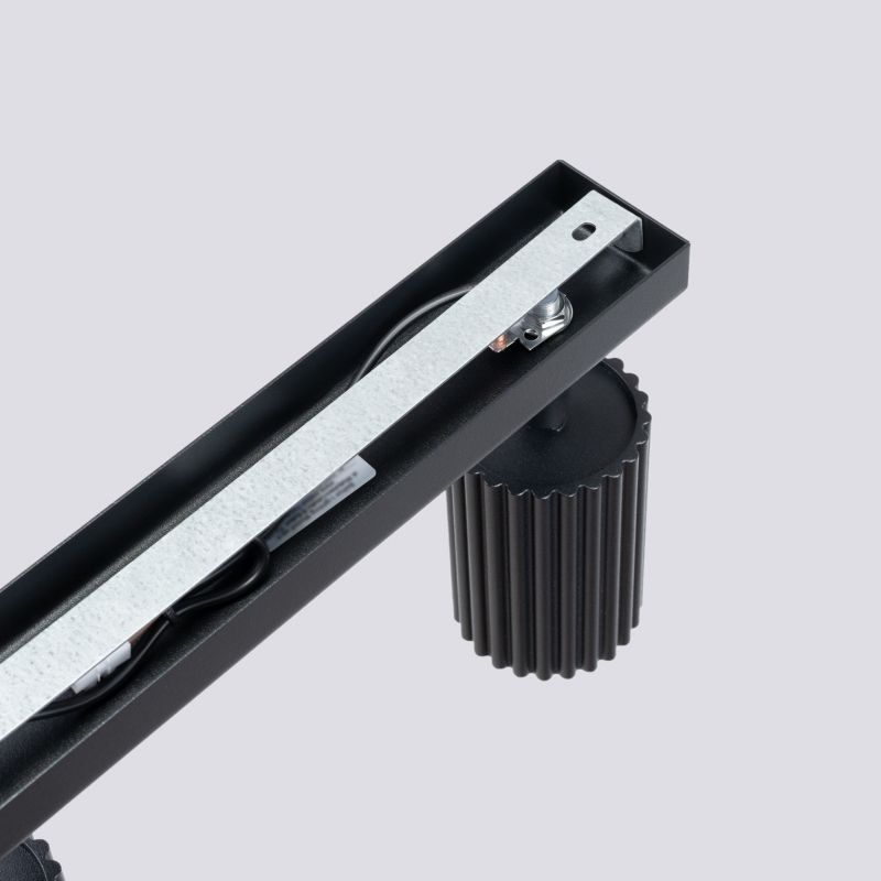 Spot oprawa sufitowa Sollux Lighting Karbon czarny  4 x GU10 x  IP20 wym: 16,5 x 81 x 6,5 cm - 1 szt.