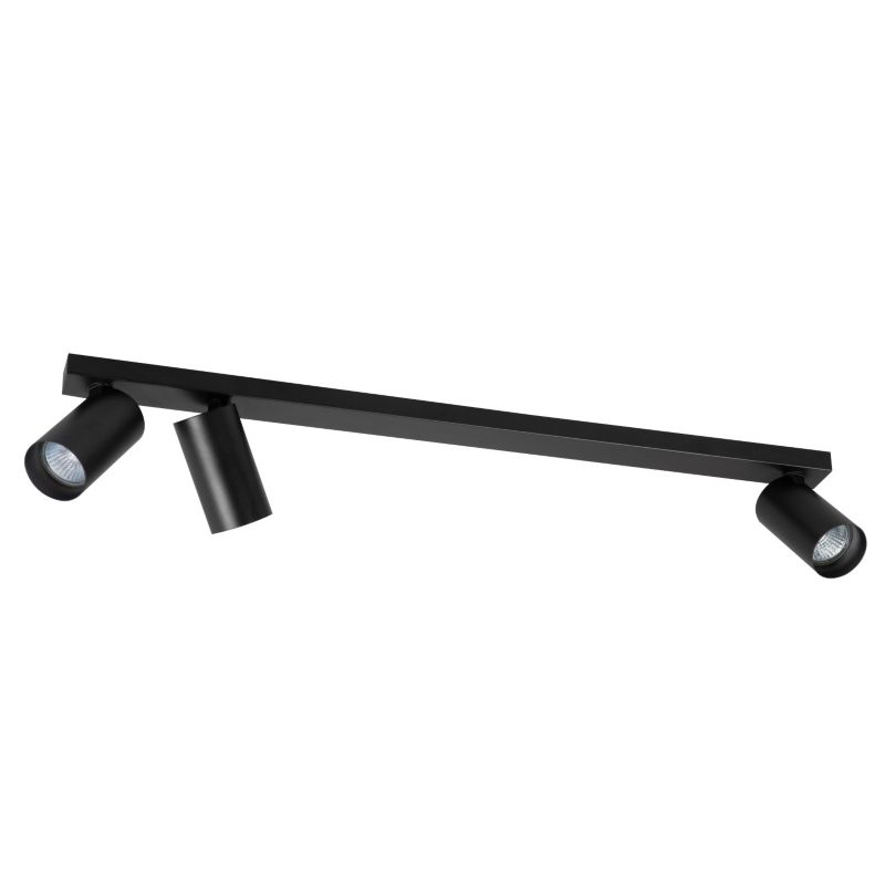 Spot reflektor natynkowy Alfa ALASA czarny 3xGU10x10W wym:10x70x5,5cm IP20 -1 szt.