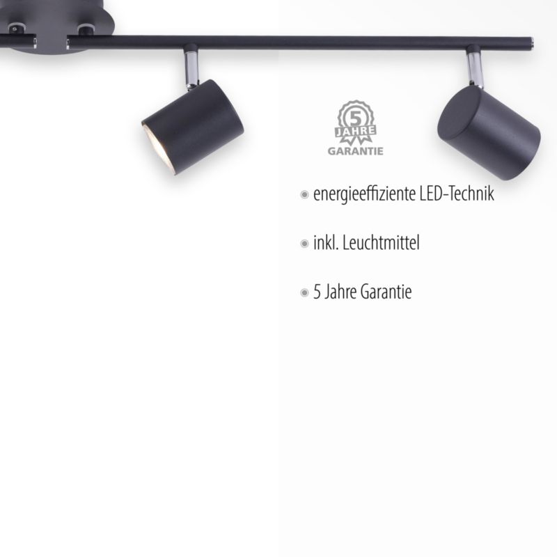 Spot reflektor natynkowy Just Light TARIK antracytowy 4xGU10x4,5W wym:16x83,4x76,5cm IP20 -1 szt.