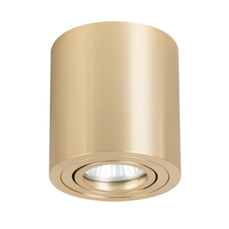 Spot reflektor natynkowy Light Prestige TULON złoty 1xGU10x50W wym:9,5x9x9cm IP20 -1 szt.
