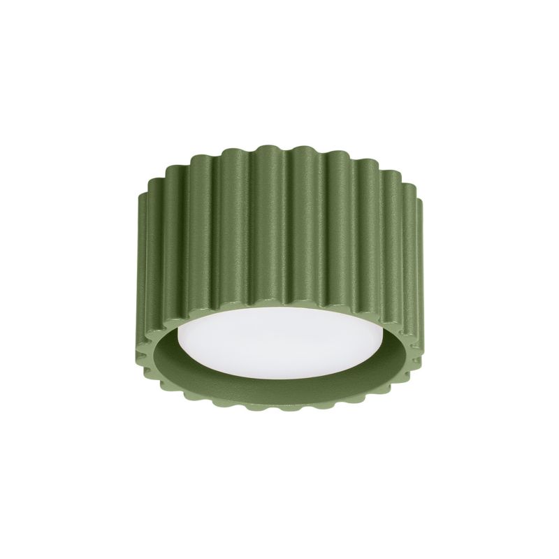 Spot reflektor natynkowy Sollux Lighting AURA zielony 1xGX53x10W wym:6x10x10cm IP20 -1 szt.