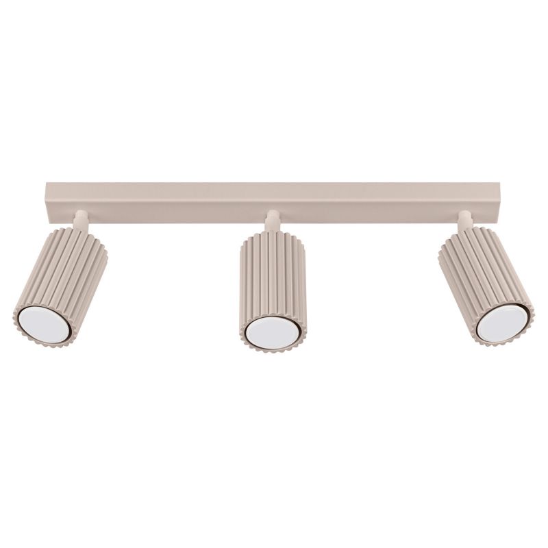Spot reflektor natynkowy Sollux Lighting KARBON taupe 3xGU10x10W wym:16,5x45x6,5cm IP20 -1 szt.