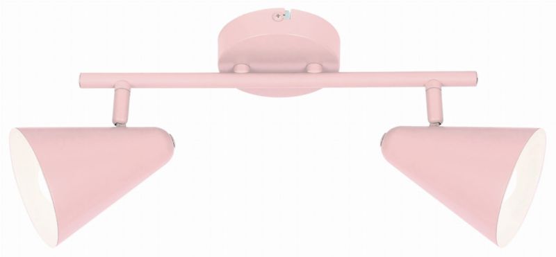Spot sufitowy Candellux Amor  różowo-biały  2 x E14 x 40W IP20 wym: 42 x 10 cm - 1 szt.