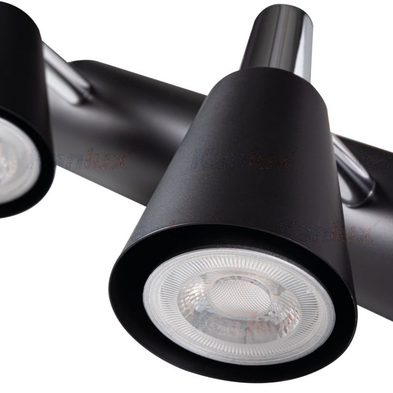 Spot sufitowy Kanlux Sempra  czarny  2 x GU10 x 35W IP20 wym: 30,5 x 6,5 cm - 1 szt.
