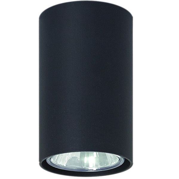 Spot sufitowy Lampex Simba  czarny  1 x GU10 x 40W IP20 wym: 6 x 6 cm - 1 szt.